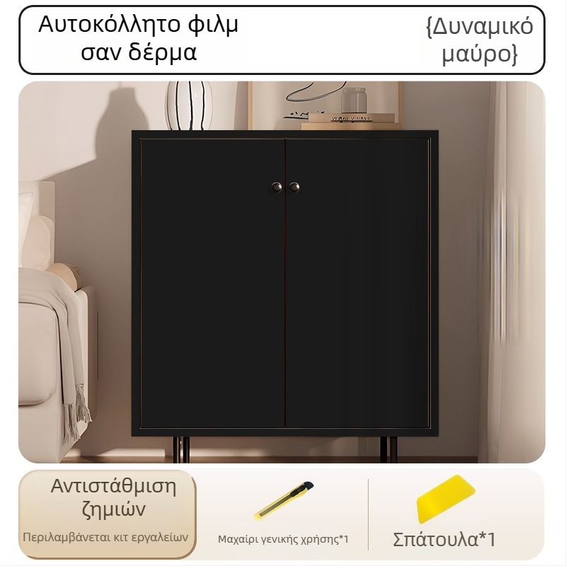 Αυτοκόλλητη φιλμ PVC για ντουλάπες και έπιπλα, ανθεκτικό στο νερό και στην υγρασία, παχύ, διακοσμητικό μονόχρωμο φινίρισμα για πόρτες και επιφάνειες