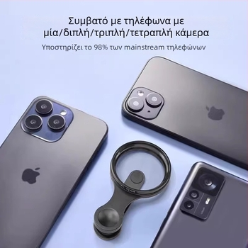 Πολωτικός φακός για κινητό με κλιπ, εξάλειψη αντανακλάσεων, HD φίλτρο.