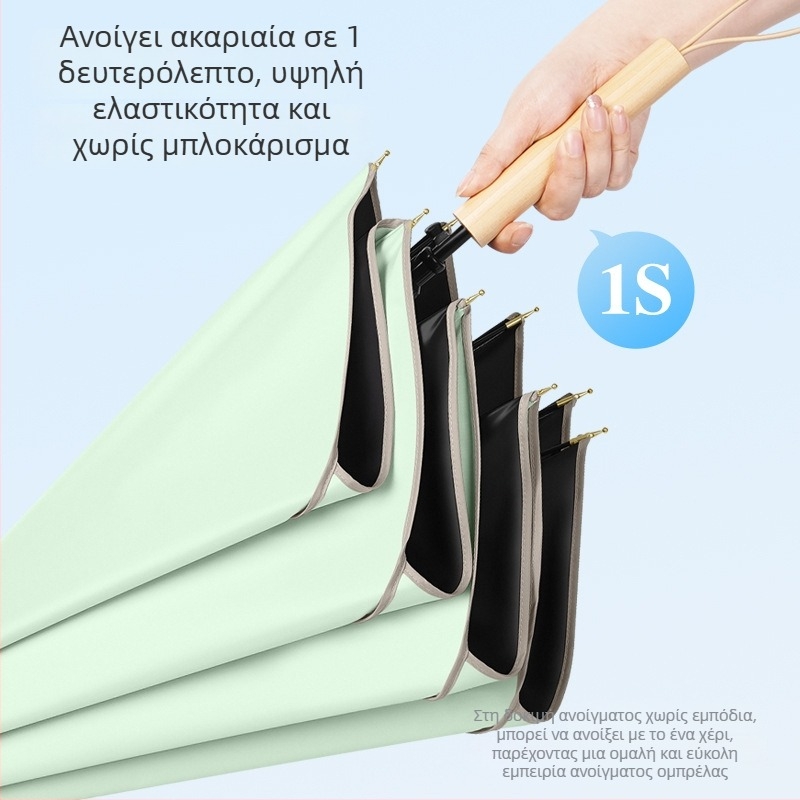 Ομπρέλα με σχήμα πετάλου, βινυλίου επίστρωση για προστασία UV – βροχή ή ηλιοφάνεια, ιδανικό δώρο διαφήμισης