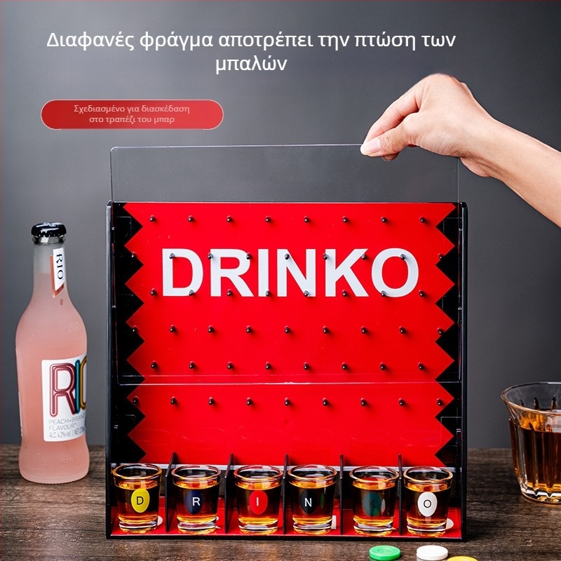 Πλαστικό παιχνίδι πινμπόλ για ποτό σε μπαρ και καραόκε
