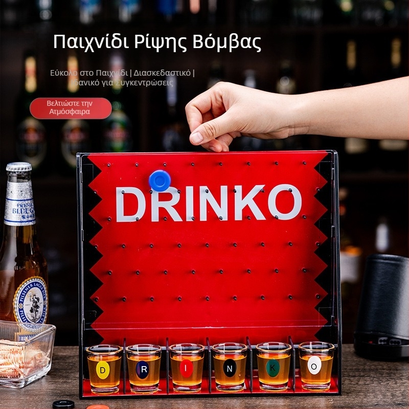 Πλαστικό παιχνίδι πινμπόλ για ποτό σε μπαρ και καραόκε