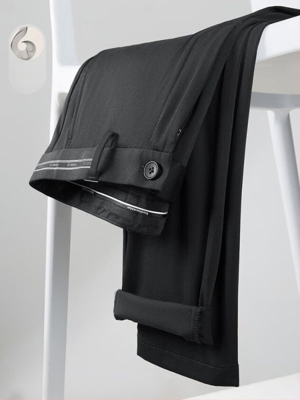 Haipai Ανδρικά ελαφρά παντελόνια business casual για το καλοκαίρι, διαπνοή, χωρίς σιδέρωμα, ελαστικά, ίσια γραμμή, μοντέλο 1U001