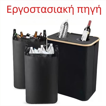 Μπλε αναδιπλούμενο καλάθι πλυντηρίου χωρητικότητας 160 L για οικιακή χρήση