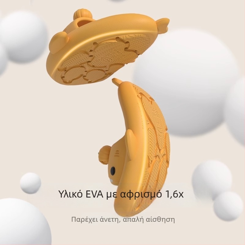 Παντόφλες με σχέδιο καρχαρία-κολοκύθα για γυναίκες και άνδρες, καλοκαιρινός καρτούν σχεδιασμός, αντιολισθητική μαλακή σόλα, άνετες για το σπίτι