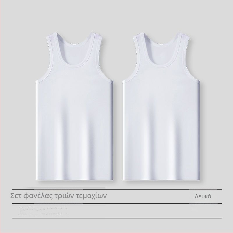 Ανδρικό T-shirt καλοκαιριού 2025 από ύφασμα γαλακτομεταξιού, απαλό, διαπνέον, ανθεκτικό στη φθορά, άνετο για άθληση και χαλάρωση