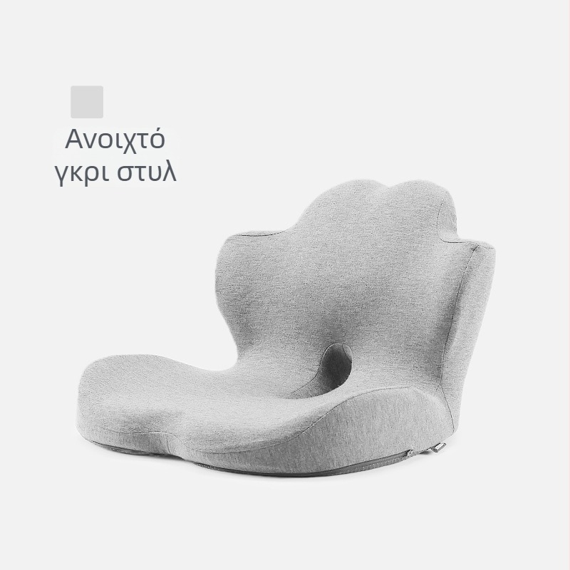 3D μαξιλάρι καθίσματος γραφείου από αφρό μνήμης με οσφυϊκή στήριξη και ενσωματωμένο μαξιλάρι