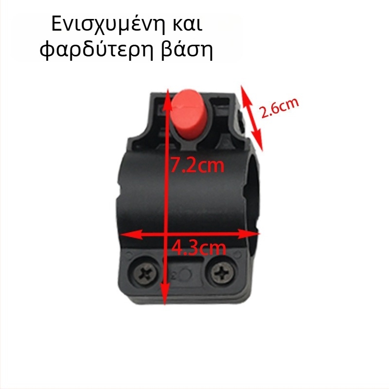 5118 Κλειδαριά με ατσάλινο καλώδιο, τύπος σταθερού δαχτυλιδιού, για ηλεκτρικό ποδήλατο, ποδήλατο και μοτοσικλέτα
