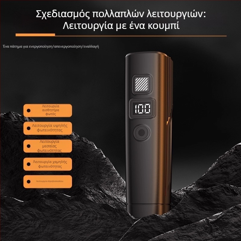 Σετ φωτισμού ποδηλάτου: μπροστινό και πίσω φως, αδιάβροχο, USB-C, μπαταρία 1200mAh, γρήγορη τοποθέτηση για νυχτερινή οδήγηση