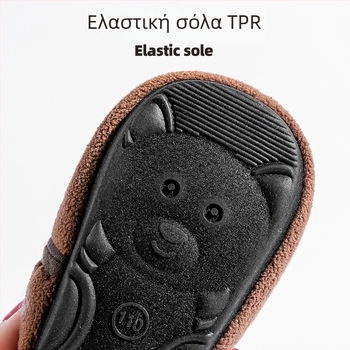 Βρεφικά μποτάκια με επένδυση φλίς, ψηλά, με Velcro, ζεστά plush εσωτερικά για φθινόπωρο-χειμώνα, με σχέδιο καρτούν, παχιά σόλα