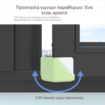 Προστατευτικά γωνιών για παράθυρα από κράμα αλουμινίου, προστασίες γωνιών κατά προσκρούσεων για παράθυρα και πόρτες, γωνιακά προστατευτικά για εσωτερικά ανοιγόμενα παράθυρα, καλύμματα προστασίας γωνιών
