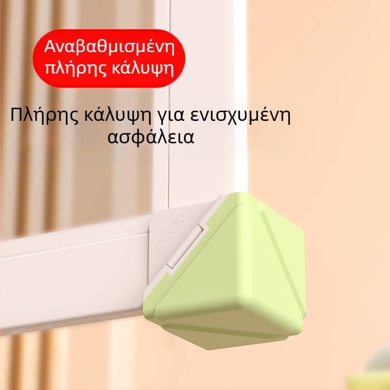 Προστατευτικά γωνιών για παράθυρα από κράμα αλουμινίου, προστασίες γωνιών κατά προσκρούσεων για παράθυρα και πόρτες, γωνιακά προστατευτικά για εσωτερικά ανοιγόμενα παράθυρα, καλύμματα προστασίας γωνιών