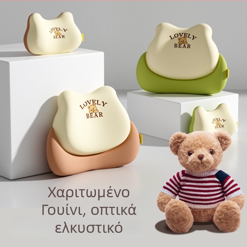 Οσφυϊκή στήριξη αυτοκινήτου για γυναίκες οδηγούς, μαξιλάρι πλάτης καθίσματος, μαξιλαράκι οσφυϊκής στήριξης με προσκέφαλο