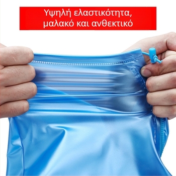 Διαφανείς κάλυπες παπουτσιών μιας χρήσης, αδιάβροχες, παχυσμένες και ανθεκτικές, για εξωτερική χρήση, αντιολισθητικές, υψηλού ύψους για άνδρες και γυναίκες
