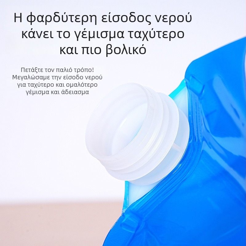 Φορητός αναδιπλούμενος κάδος αποθήκευσης νερού για υπαίθριες δραστηριότητες, με μεγάλη χωρητικότητα και προσαρμογή λογότυπου