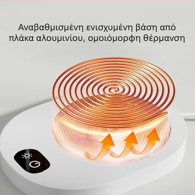 Κεραμικό θερμαινόμενο μπολ για γάτες με ρυθμιζόμενη θερμοκρασία – μαύρο-άσπρο, μπολ πόσιμου νερού για κατοικίδια
