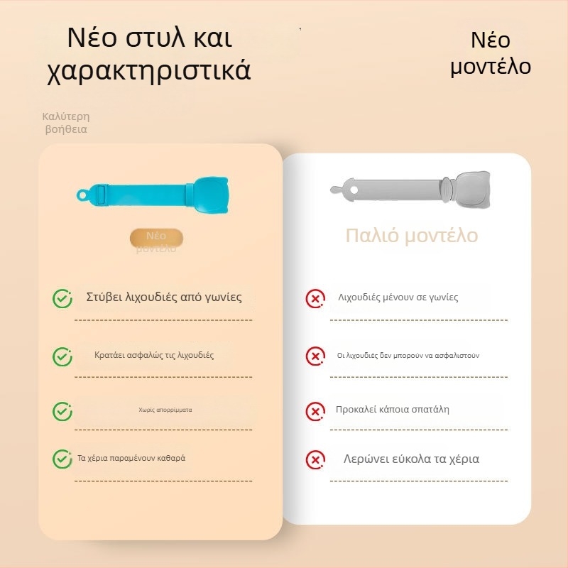 Ρολέτα τροφοδοσίας γάτας με πιεστήριο και κουτάλι σίτισης