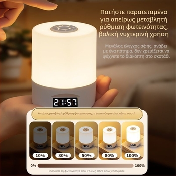 USB LED λάμπα γραφείου εξοικονόμησης ενέργειας με προστασία ματιών, επαναφορτιζόμενη νυχτερινή λάμπα για σπίτι, φοιτητικό δωμάτιο και υπνοδωμάτιο
