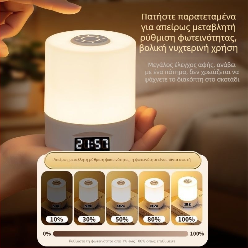 USB LED λάμπα γραφείου εξοικονόμησης ενέργειας με προστασία ματιών, επαναφορτιζόμενη νυχτερινή λάμπα για σπίτι, φοιτητικό δωμάτιο και υπνοδωμάτιο