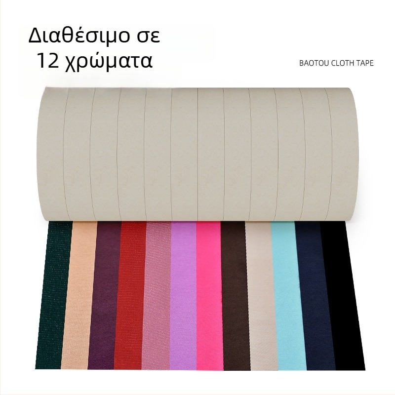 DIY ταινία τελειώματος άκρων από πλεκτό ύφασμα για αξεσουάρ και κορδέλες μαλλιών