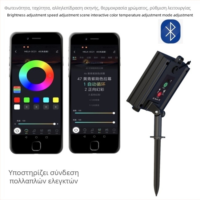 Ηλιακή LED λωρίδα φωτισμού με USB φόρτιση, εξωτερική διακόσμηση για κατασκήνωση και αυλή, αδιάβροχο IP65, τροφοδοσία από μπαταρία/USB/ηλιακή ενέργεια, για κρέμασμα σε δέντρο