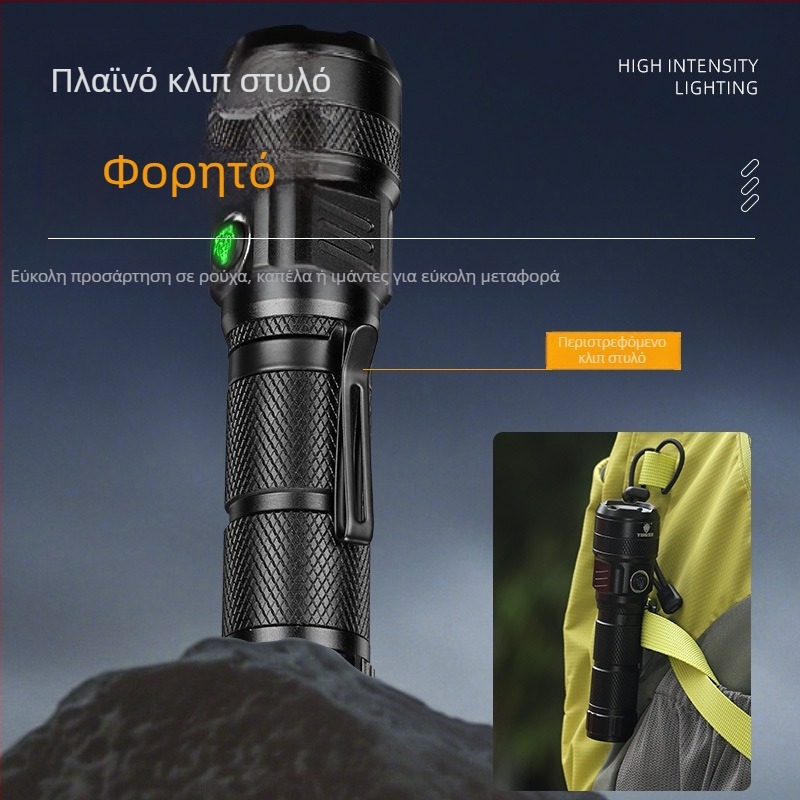 Yihu V8 Έκδοση Υψηλής Φωτεινότητας με Σταθερό Εστιασμό, Μαγνητικό Κλιπ στο Τέλος