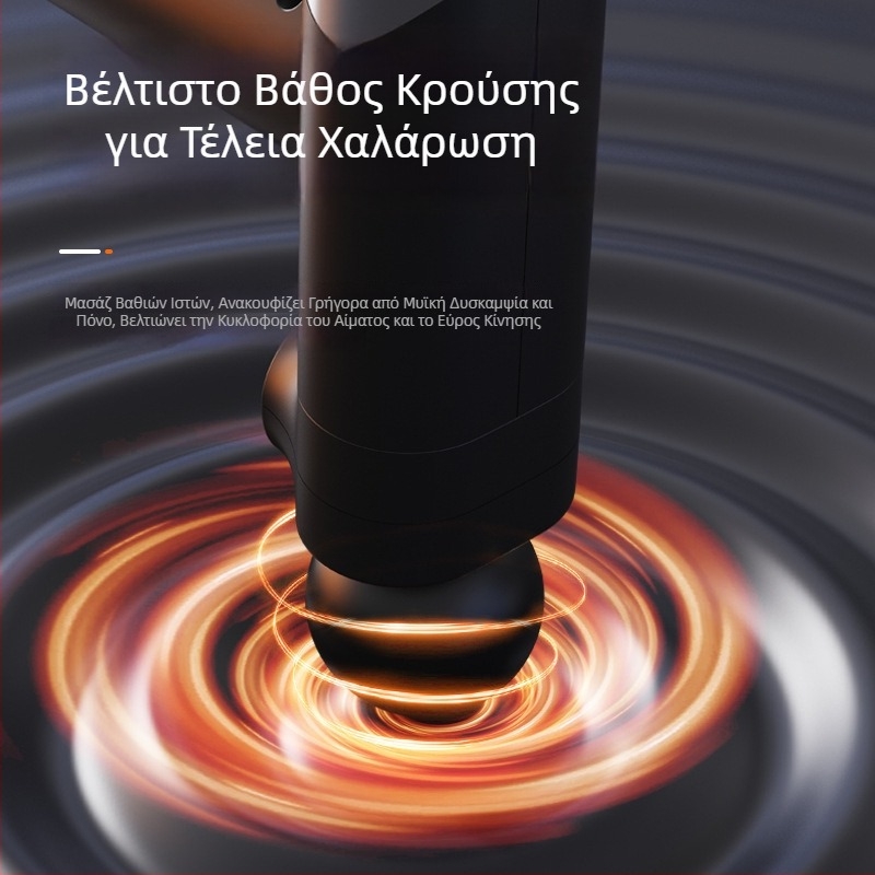 Επαναφορτιζόμενος μασάζ με μακρύ χερούλι για πλάτη και πόδια – πολλαπλά εξαρτήματα, φορητός για οικιακή χρήση