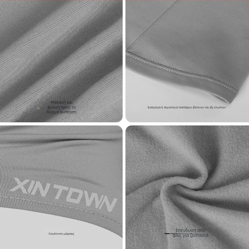 Xintown Διπλού στρώματος κουκούλα σκι με μάσκα προσώπου για σνόουμπορντ, ζεστή προστασία λαιμού, λεπτή επένδυση φλίς