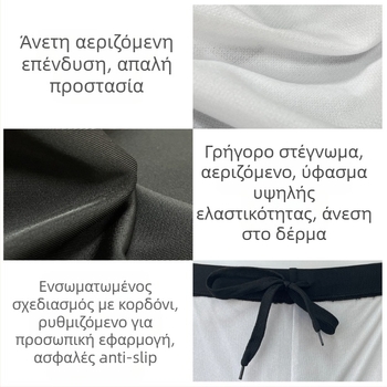 Ανδρικά μαγιό παραλίας με γρήγορο στέγνωμα, στυλ μποξέρ, μεγάλο μέγεθος