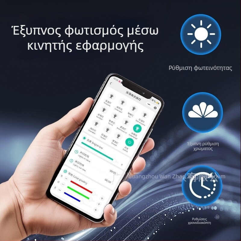 Έξυπνη LED λάμπα ενυδρείου πλήρους φάσματος για υδρόφυτα – μικρό φωτιστικό ενυδρείου