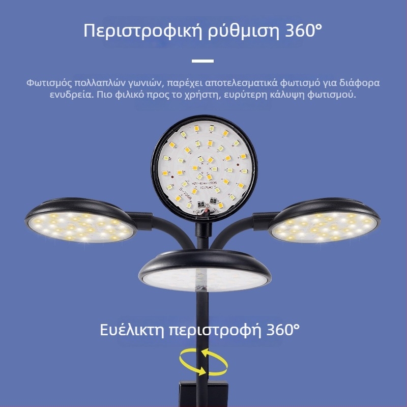 Φωτιστικό LED ενυδρείου υψηλής φωτεινότητας για ψάρια και υδρόβια φυτά, USB επαναφορτιζόμενο, αδιάβροχο φως ατμόσφαιρας για προβολή