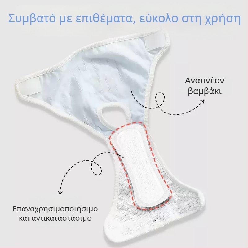 Παντελόνια περιόδου για σκύλους — για θηλυκά σκυλιά, σετ φροντίδας περιόδου