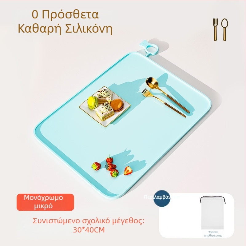 Πλακίδιο φαγητού από σιλικόνη για Α’ Δημοτικού, 40×60 εκ, αδιάβροχο και ανθεκτικό στα λίπη, με σχέδιο καρτούν, ποιότητα τροφίμων