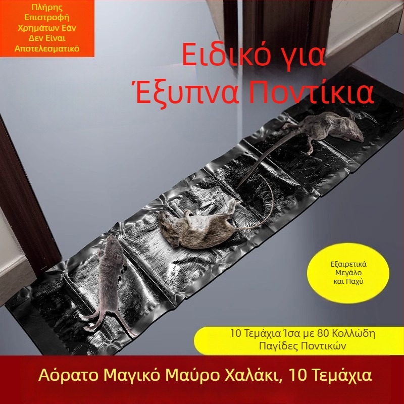 Μη τοξική αυτοκόλλητη παγίδα για ποντίκια οικιακής χρήσης — Αποτελεσματική στη σύλληψη μεγάλων ποντικιών