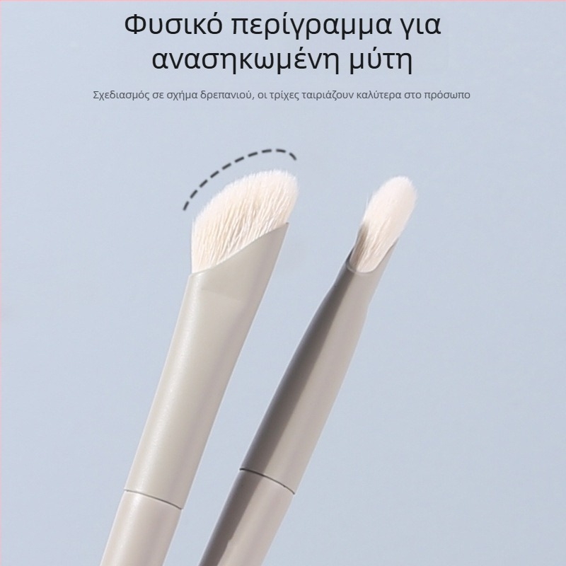 Βούρτσα contour για μακιγιάζ προσώπου, ανάμιξη σκιάς και highlighter; γωνιώδης βούρτσα μύτης σε σχήμα δρεπανιού για τη σταθεροποίηση του μακιγιάζ