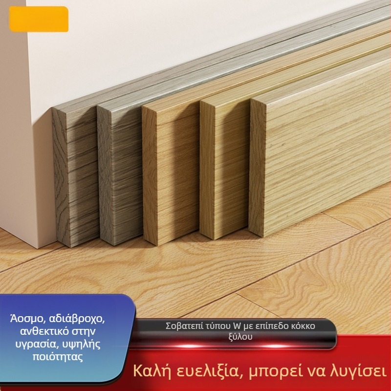 Αυτοκόλλητος προφίλ γωνίας τοίχου σε απομίμηση ξύλου – εσωτερική χρήση, ανθεκτικό στο νερό και στην υγρασία