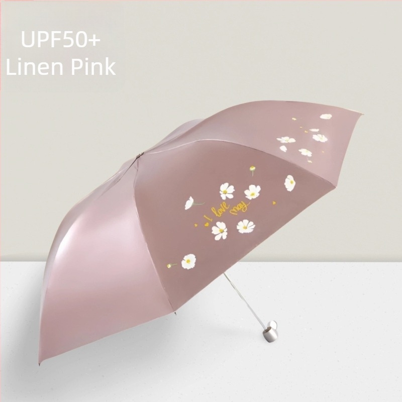 Paradise Umbrella 307E Snow Moon Wind Flower – ομπρέλα ήλιου και βροχής διπλής χρήσης, ultralight ομπρέλα σε σχήμα μολυβιού με εκτύπωση λογότυπου