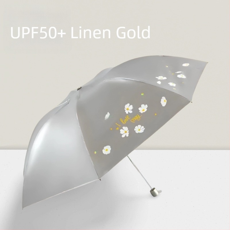 Paradise Umbrella 307E Snow Moon Wind Flower – ομπρέλα ήλιου και βροχής διπλής χρήσης, ultralight ομπρέλα σε σχήμα μολυβιού με εκτύπωση λογότυπου