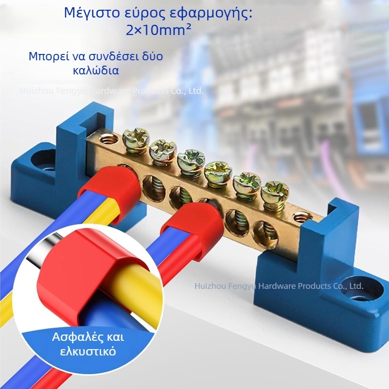Σετ τερματικών μπλοκ τύπου σωλήνα με διπλό αγωγό, προμονωμένα, ευρωπαϊκού τύπου χαλκού ψυχρής πίεσης, 800 τεμάχια σε κουτί