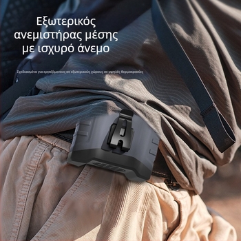 Ανεμιστήρας ζώνης για εξωτερικούς χώρους με USB power bank — διπλής χρήσης, συμπαγής και ισχυρός