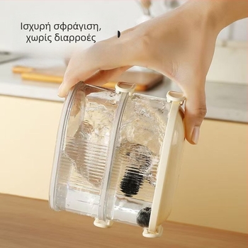 Κουτί αποθήκευσης μπαχαρικών με σφραγισμένα βάζα, μοντέρνος σχεδιασμός κουζίνας