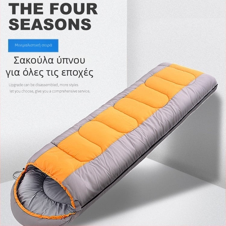 Υπνόσακος φθινοπωρινής–χειμερινής χρήσης για ενήλικες και παιδιά, παχύτερος, ανθεκτικός στον κρύο και στη βρωμιά, φορητός για υπαίθριο κάμπινγκ, ζεστός σε εσωτερικούς και εξωτερικούς χώρους.