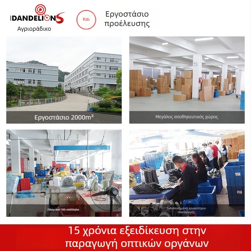 Beileshi Γυαλιά κεφαλής με μεγεθυντικό φακό και LED φωτισμό για επισκευές ρολογιών, τέσσερα σετ φακών