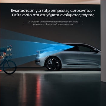 Εσωτερικός καθρέφτης αυτοκινήτου: μικρός κυκλικός καθρέπτης για νεκρές γωνίες με ευρυγώνιο οπτικό πεδίο