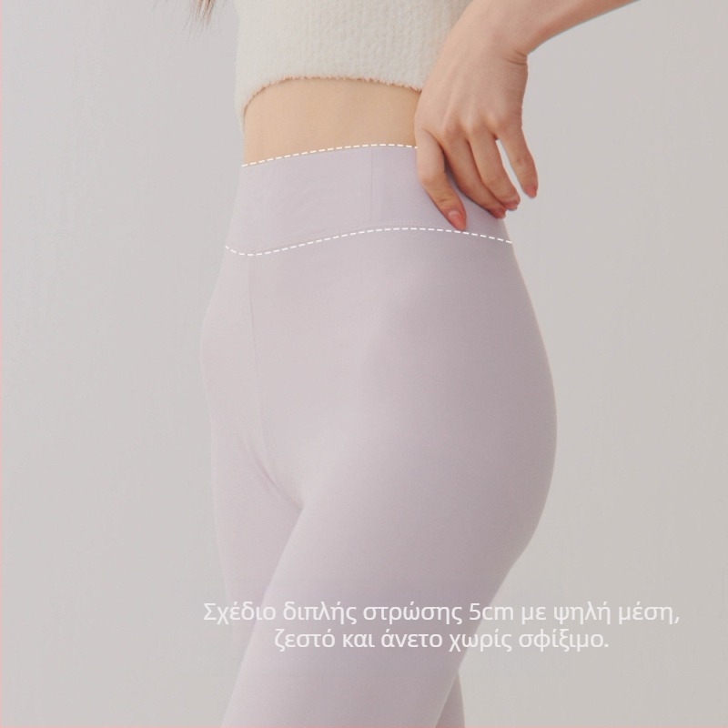 Γυναικείος σετ από 100% βαμβάκι για φθινοπωρινό-χειμωνιάτικο διάστημα, εφαρμοστό βασικό τοπ με μακριά μανίκια και παντελόνι, ελαφρύ θερμικό εσώρουχο, σε μεγάλο μέγεθος