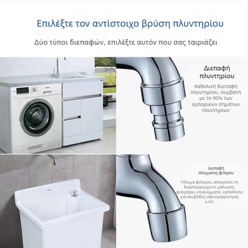 Οικιακή βρύση με κλείδωμα και γρήγορο άνοιγμα, βαλβίδα κρύου νερού με έναν πυρήνα, 1/2 ίντσας, κατάλληλη για πλυντήριο ρούχων και νεροχύτης mop