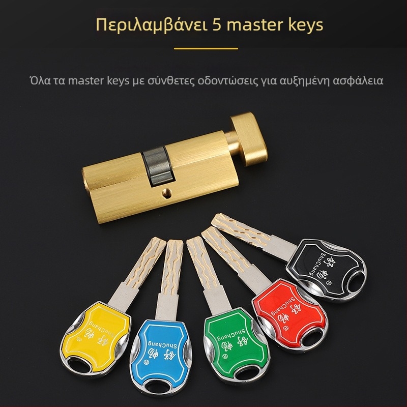 Κύλινδρος κλειδώματος εσωτερικής πόρτας από χαλκό, μοντέλο Super C-Class Blade Small 70