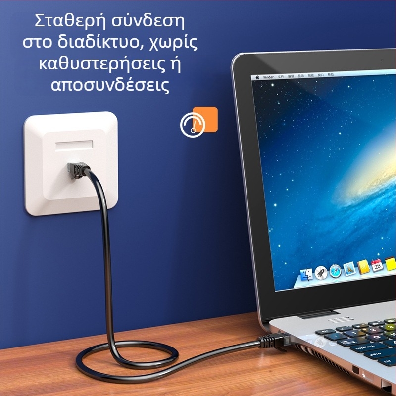 RXIX Luoxi CAT6A Gigabit Ethernet καλώδιο οικιακής χρήσης, επέκταση 20 μ., στριμμένων ζευγών αγωγών, RJ-45 συνδετήρες