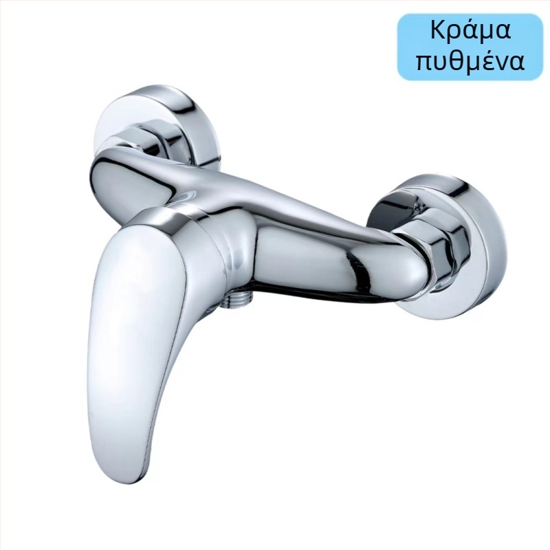 Ντουζ από ολόχαλκο με ηλιακή βαλβίδα ανάμιξης, διπλής εξόδου, για μπάνιο, γυμναστήριο και σπα
