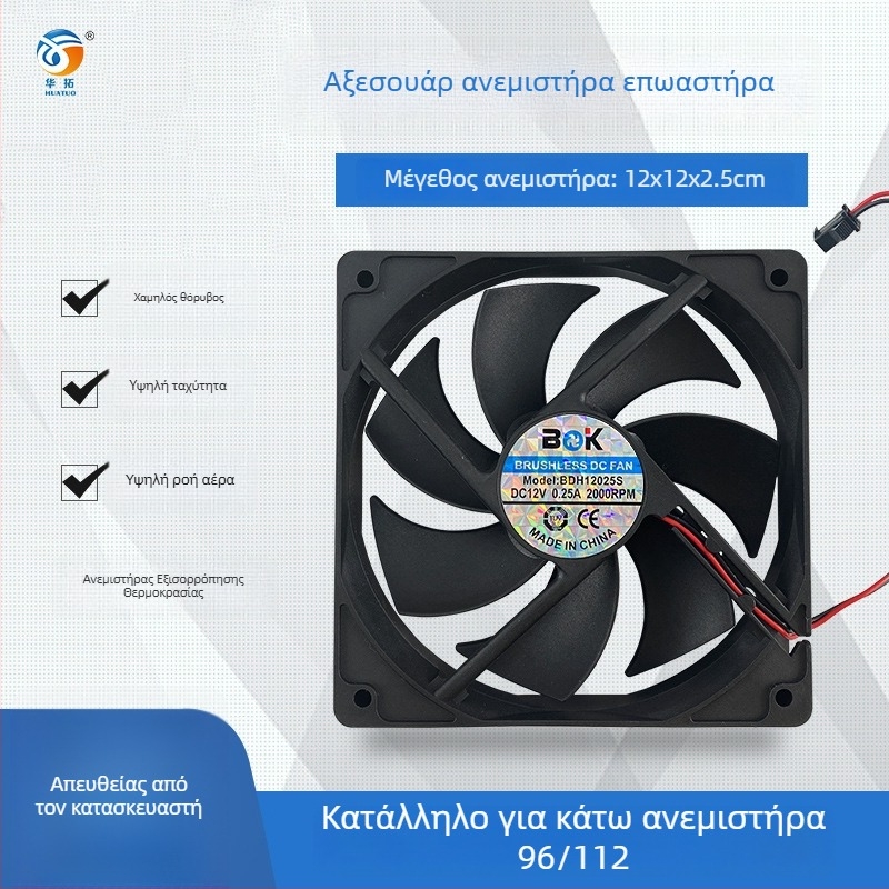Μίνι αυτοματοποιημένα εξαρτήματα εκκολαπτηρίου με 48/56 εξαγωγικούς ανεμιστήρες και 96 ανεμιστήρες επάνω-κάτω
