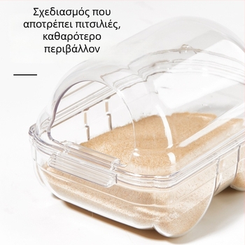 Μπάνιέρα για χάμστερ – Διπλής χρήσης μπάνιο και μπάνιο με άμμο για μικρά κατοικίδια